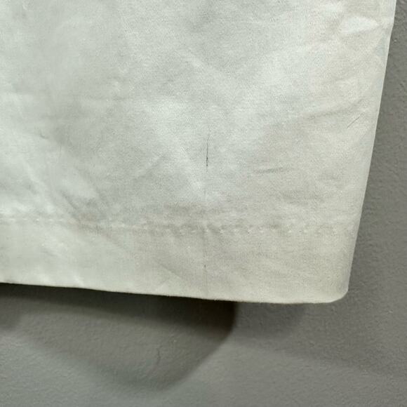 Calvin Klein NWT Winter White Spaghetti Strap Pintuck Cotton Stretch Dress Sz 2 - Picture 9 of 12